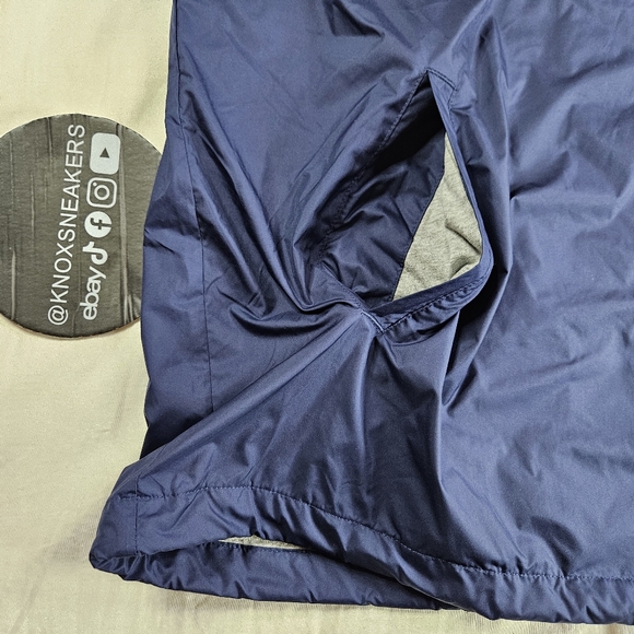 Nike Loose Fit Navy Snap Front Slick Jacket FN3316 410 Men's Size XLarge - Picture 4 of 9